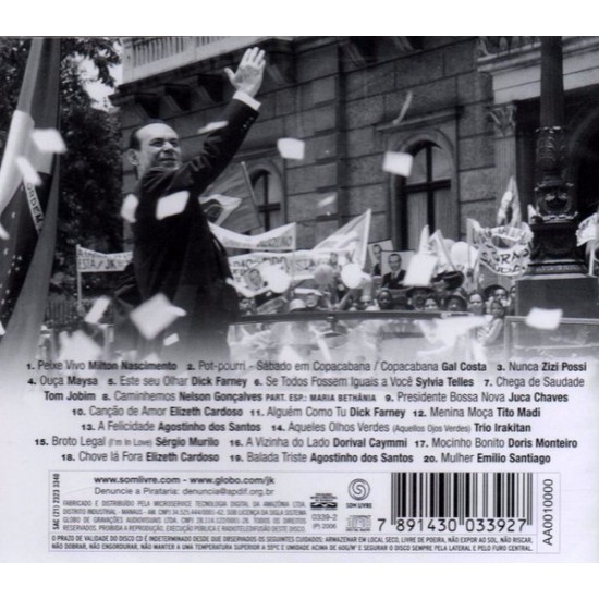 Cd JK, Trilha Sonora da Minissérie
