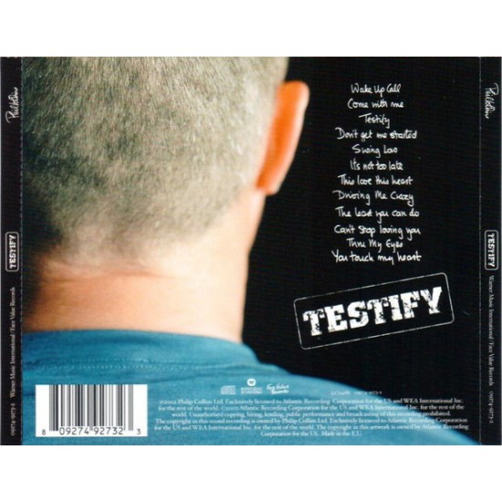 Cd Phil Collins, Testify Cd Phil Collins, Testify