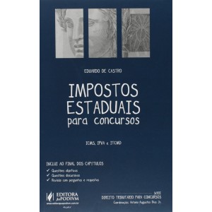 Impostos Estaduais para Concursos, Icms, Ipva, Itcmd, Eduardo de Castro