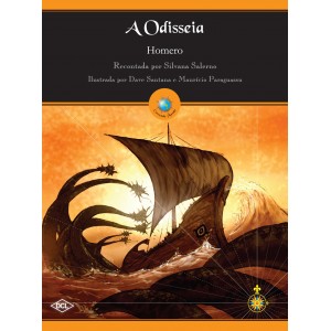 A Odisseia, Homero, Recontada por Silvana Salerno, Ilustrada por Dave Santana, Mauricio Paraguassu