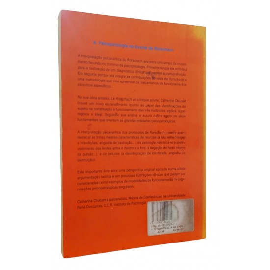 A Psicopatologia no Exame de Rorschach, Catherine Chabert, Casa do Psicólogo A Psicopatologia no Exame de Rorschach, Catherine Chabert, Casa do Psicólogo