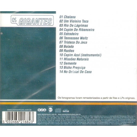 Cd Almir Sater, Série Os Gigantes, 2002 Cd Almir Sater, Série Os Gigantes, 2002