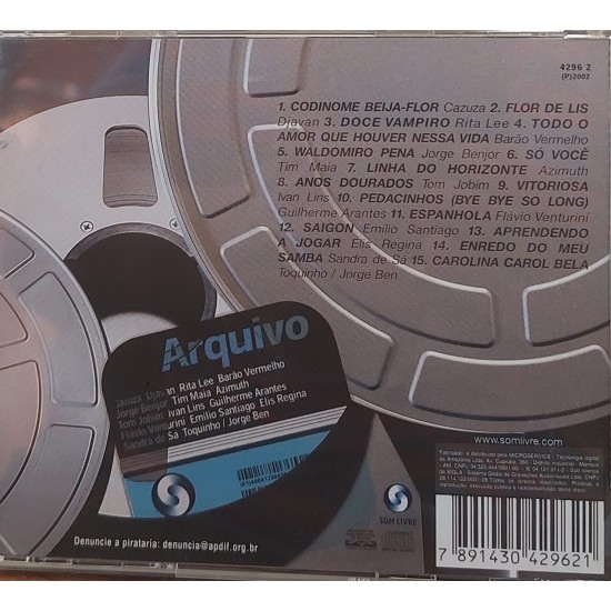 Cd Arquivos, Som Livre, 2002