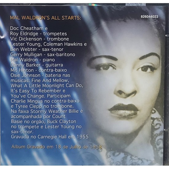 Cd Billie Holiday, Stormy Weather Cd Billie Holiday, Stormy Weather