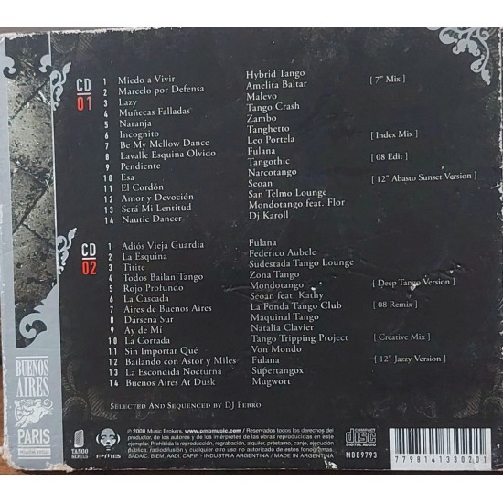 Cd Buenos Aires - Paris 3, The Eletronic Tango Anthology, Troisieme Voyage - 2 Cds Cd Buenos Aires - Paris 3, The Eletronic Tango Anthology, Troisieme Voyage - 2 Cds