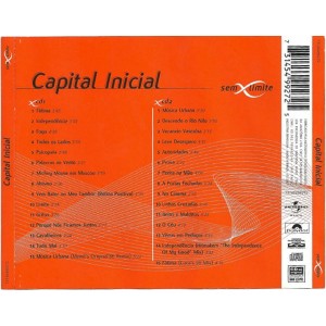 Cd Capital Inicial, Sem Limite, 2 Cds, 30 Sucessos Cd Capital Inicial, Sem Limite, 2 Cds, 30 Sucessos