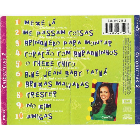 Cd Chiquititas 2, 1998 Cd Chiquititas 2, 1998