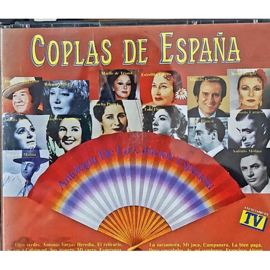Cd Coplas de España, Antologia De La Canción Espanola, Box Duplo, 1990, Importado Espanha Cd Coplas de España, Antologia De La Canción Espanola, Box Duplo, 1990, Importado Espanha