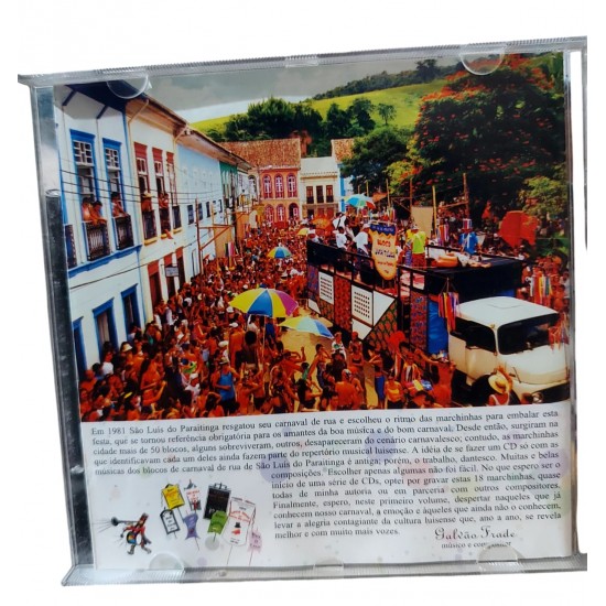 Cd De Bloco em Bloco. As Encantadoras Marchinhas de Carnaval de São Luís de Paraitinga, Sp Cd De Bloco em Bloco. As Encantadoras Marchinhas de Carnaval de São Luís de Paraitinga, Sp