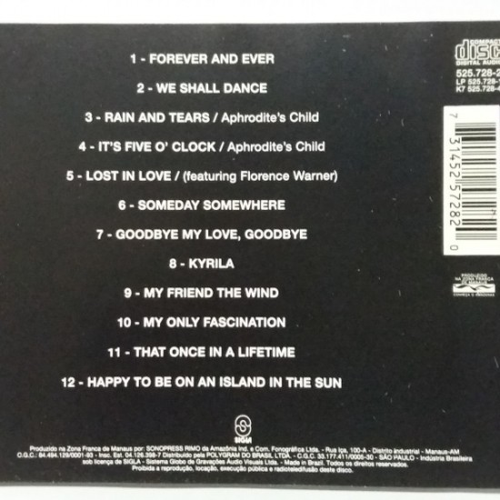 Cd Demis Roussos, Gold Cd Demis Roussos, Gold
