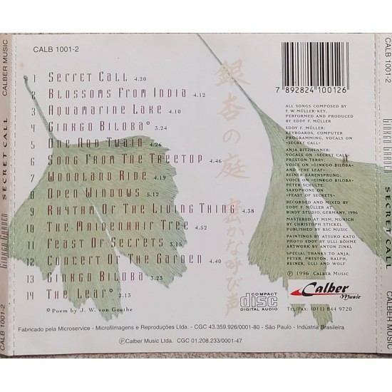 Cd Ginkgo Garden, Secret Call