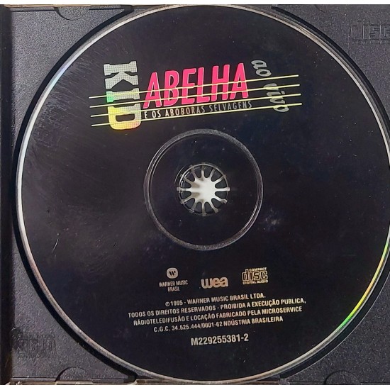 Cd Kid Abelha, Ao Vivo