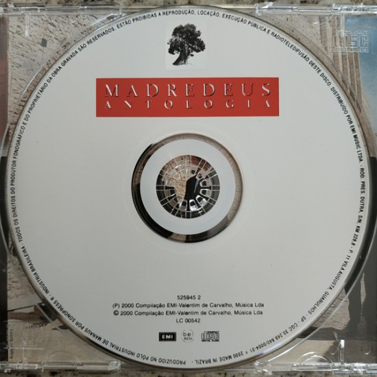 Cd Madredeus, Antologia, 2000 Cd Madredeus, Antologia, 2000