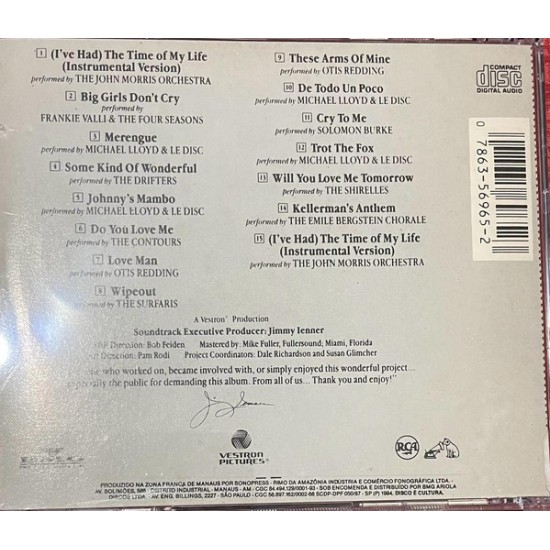 Cd More Dirty Dancing, More Original From The Motion Picture Cd More Dirty Dancing, More Original From The Motion Picture