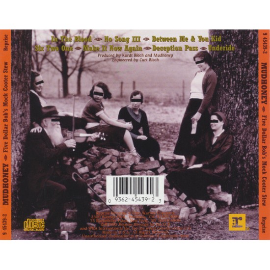 Cd Mudhoney, Five Dollar Bob's Mock Cooter Stew, Importado USA Cd Mudhoney, Five Dollar Bob's Mock Cooter Stew, Importado USA