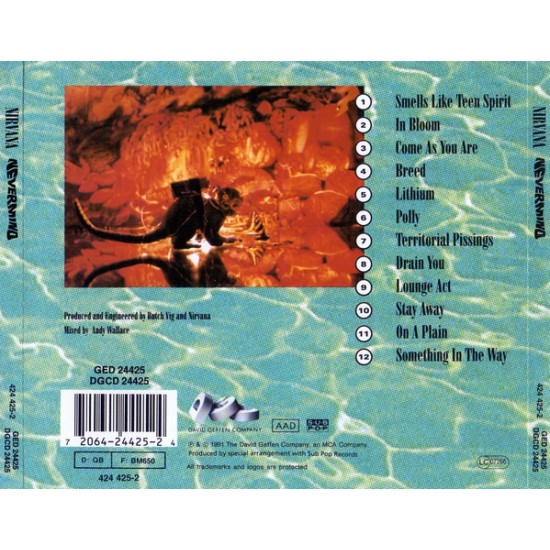 Cd Nirvana, Nevermind, 1992