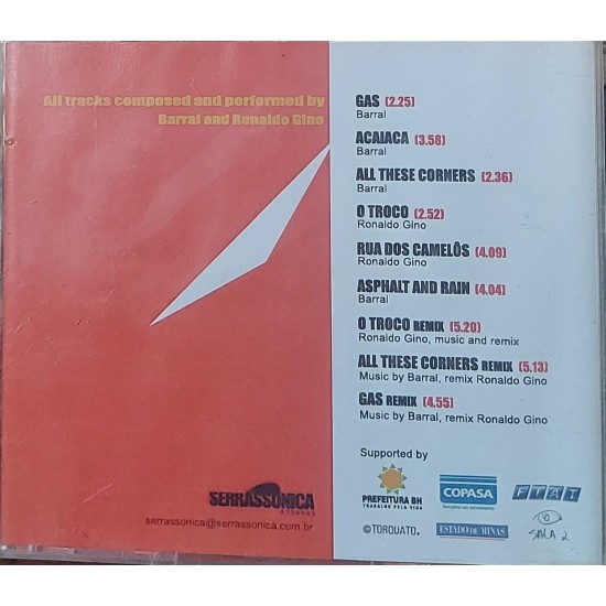Cd Original Soundtrack From The Film Gás, Music Composed By Barral And Ronaldo Gino, Directed By Cecilia Torquato Cd Original Soundtrack From The Film Gás, Music Composed By Barral And Ronaldo Gino, Directed By Cecilia Torquato