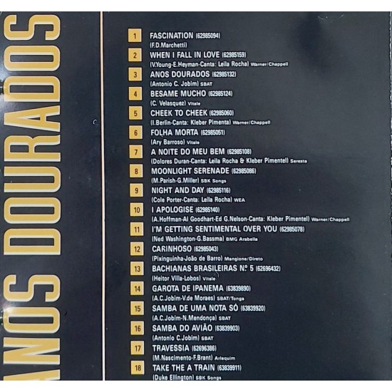 Cd Orquestra Tabajara, Anos Dourados Cd Orquestra Tabajara, Anos Dourados