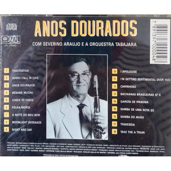 Cd Orquestra Tabajara, Anos Dourados Cd Orquestra Tabajara, Anos Dourados