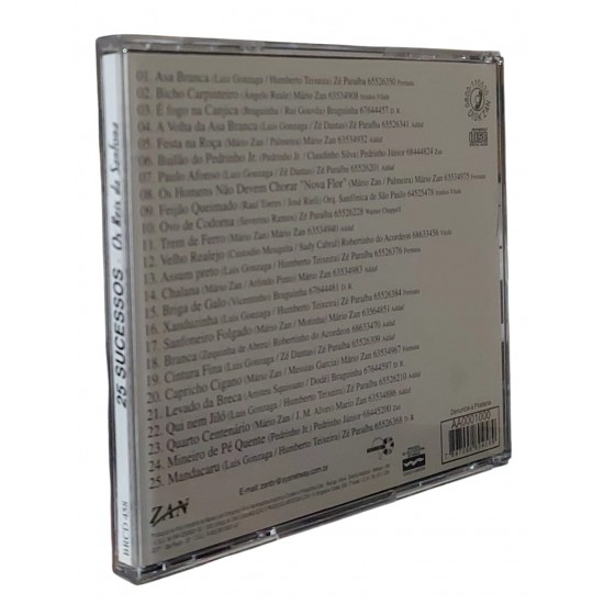 Cd Os Reis da Sanfona, 25 Sucessos Cd Os Reis da Sanfona, 25 Sucessos