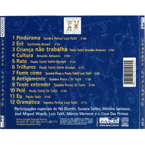 Cd Palavra Cantada Apresenta Canções Curiosas, 2003 Cd Palavra Cantada Apresenta Canções Curiosas, 2003