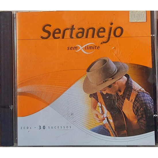 Cd Sertanejo Sem Limite, 2 cds, 30 Sucessos Cd Sertanejo Sem Limite, 2 cds, 30 Sucessos