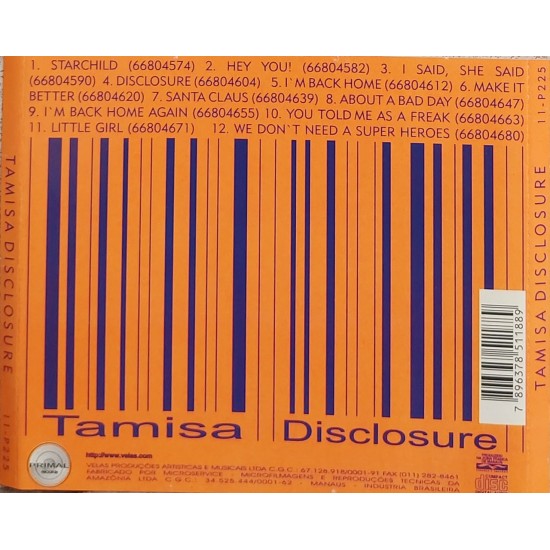 Cd Tamisa Disclosure