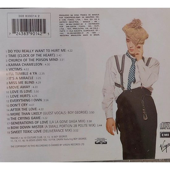 Cd The Best Of Boy George And Culture Club Cd The Best Of Boy George And Culture Club