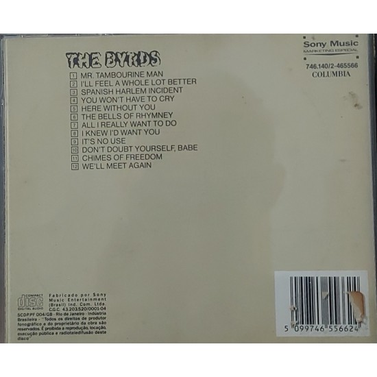 Cd The Byrds, Mr. Tambourine Man Cd The Byrds, Mr. Tambourine Man