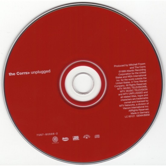 Cd The Corrs, Unplugged, 1999 Cd The Corrs, Unplugged, 1999
