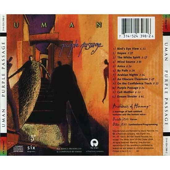 Cd Uman, Purple Passage, 1997 (Importado USA)