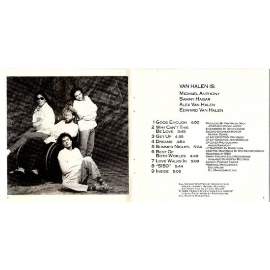 Cd Van Halen, 5150, 1987 Cd Van Halen, 5150, 1987