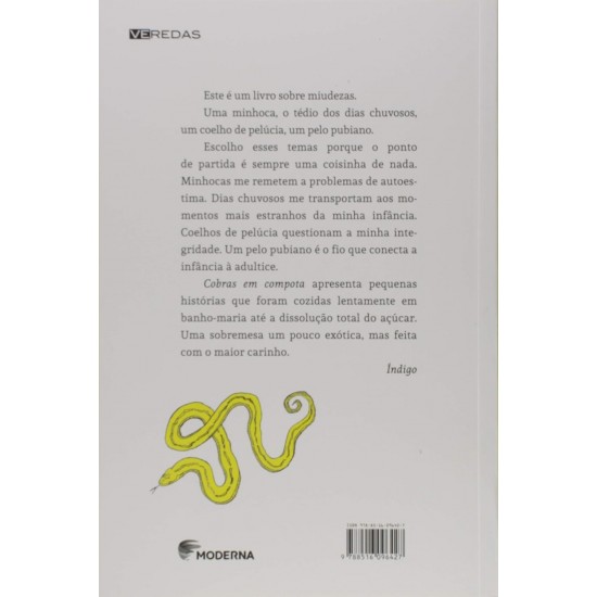 Cobras em Compota, Índigo, Ilustrações Thais Beltrame Cobras em Compota, Índigo, Ilustrações Thais Beltrame