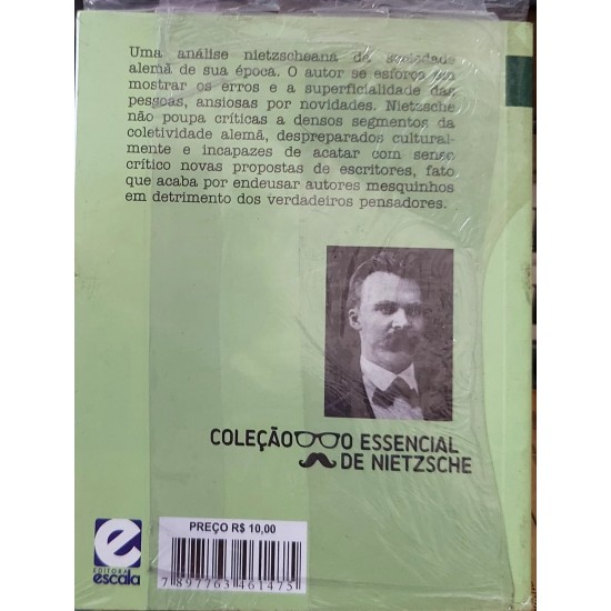David Strauss, Sectário e Escritor, Nietzsche David Strauss, Sectário e Escritor, Nietzsche