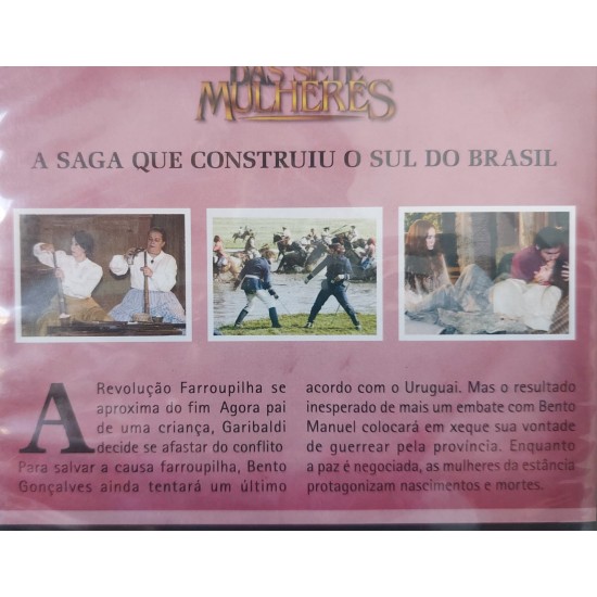 Dvd A Casa das Sete Mulheres, Parte 5 de 5 - Lacrado Dvd A Casa das Sete Mulheres, Parte 5 de 5 - Lacrado