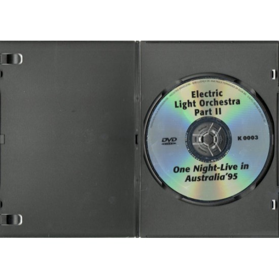 Dvd Eletric Light Orchestra, Part 2. One Night-Live in Australia 95