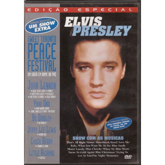 Dvd Elvis Presley. Sweet Toronto Peace Festival, Um Grito em Nome da Paz Dvd Elvis Presley. Sweet Toronto Peace Festival, Um Grito em Nome da Paz