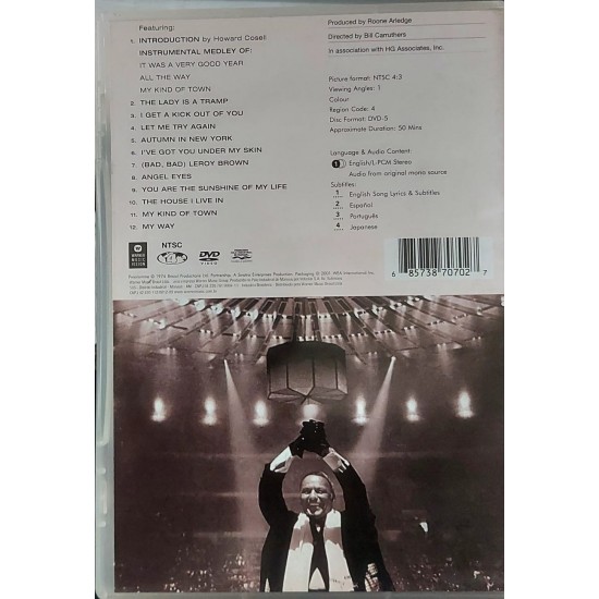 Dvd Frank Sinatra, The Man Event, Live From Madison Square Garden, Importado USA Dvd Frank Sinatra, The Man Event, Live From Madison Square Garden, Importado USA