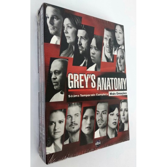 Dvd Grey's Anatomy, Setima Temporada Completa, Mais Emoções