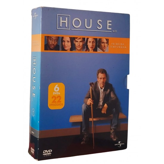 Dvd House, Primeira Temporada, 6 Dvds 22 Episódios Dvd House, Primeira Temporada, 6 Dvds 22 Episódios