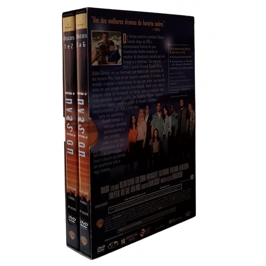 Dvd Invasion, A Série Completa, 6 Dvds - Impecável Dvd Invasion, A Série Completa, 6 Dvds - Impecável