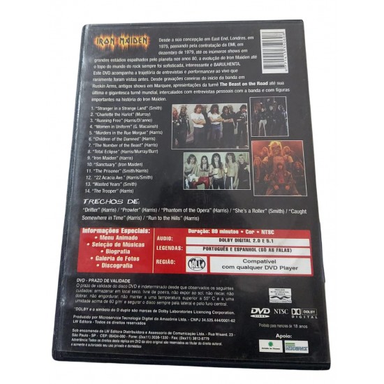 Dvd Iron Maiden, 12 Wasted Years, Show, Videoclipes, Entrevistas e Muito Mais Dvd Iron Maiden, 12 Wasted Years, Show, Videoclipes, Entrevistas e Muito Mais