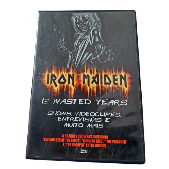 Dvd Iron Maiden, 12 Wasted Years, Show, Videoclipes, Entrevistas e Muito Mais Dvd Iron Maiden, 12 Wasted Years, Show, Videoclipes, Entrevistas e Muito Mais