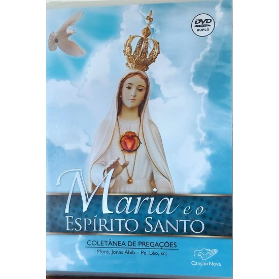 Dvd Maria e o Espírito Santo, Coletânea de Pregações, Monsenhor Jonas Abib, Padre Leo Dvd Maria e o Espírito Santo, Coletânea de Pregações, Monsenhor Jonas Abib, Padre Leo