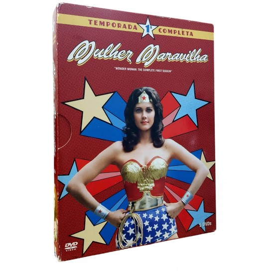 Dvd Mulher Maravilha, 1a Temporada Completa. 5 Dvds Dvd Mulher Maravilha, 1a Temporada Completa. 5 Dvds