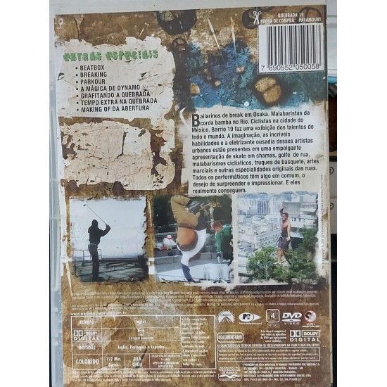 Dvd Quebrada 19. Em Todo o Mundo, as Ruas São o Palco desses Astros Dvd Quebrada 19. Em Todo o Mundo, as Ruas São o Palco desses Astros