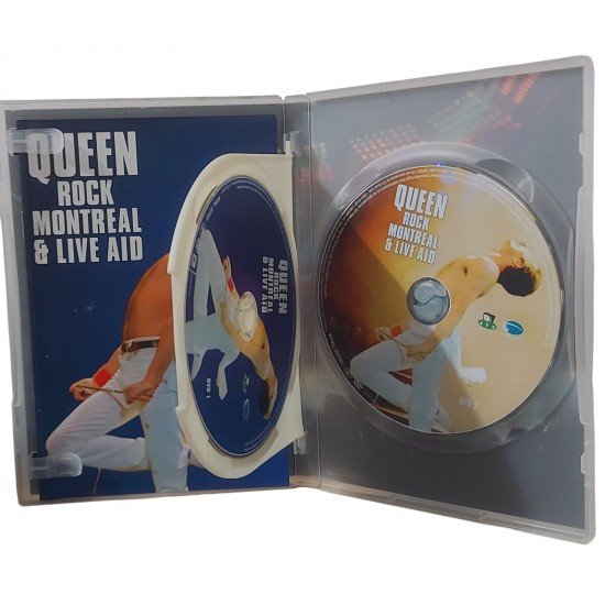 Dvd Queen, Rock Montreal & Live Aid, 2 Discos Dvd Queen, Rock Montreal & Live Aid, 2 Discos