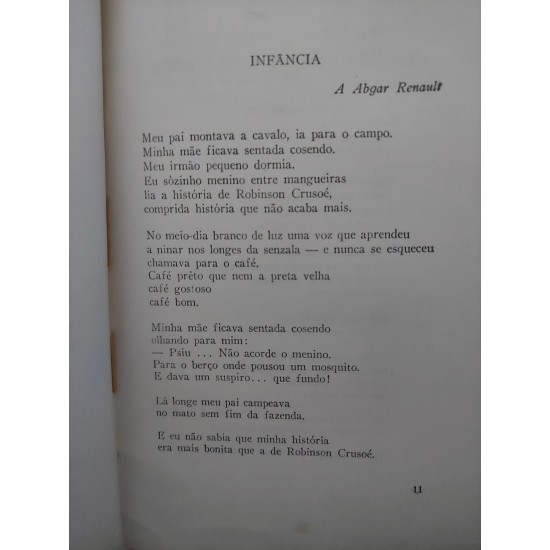 Fazendeiro do Ar & Poesia Até Agora, Carlos Drummond de Andrade, 2ª Edição 1955 Fazendeiro do Ar & Poesia Até Agora, Carlos Drummond de Andrade, 2ª Edição 1955