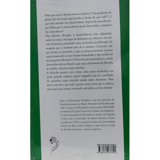 Filosofia do Cérebro, João de Fernandes Teixeira, Série Como Ler Filosofia Filosofia do Cérebro, João de Fernandes Teixeira, Série Como Ler Filosofia