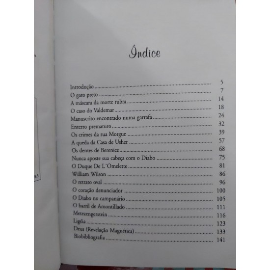 Histórias Extraordinárias de Edgar Allan Poe, Tradução e Adaptação de Clarice Lispector Histórias Extraordinárias de Edgar Allan Poe, Tradução e Adaptação de Clarice Lispector